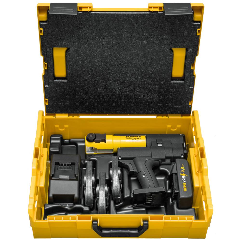 REMS Mini-Press 22V ACC - Akku-Radialpresse 22 kN - Ø 10 bis 40 mm - Set ACz 12+16+20 in L-Boxx - Preis per Set