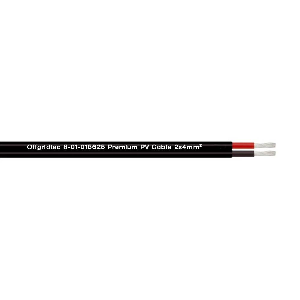 Solarkabel 2x2,5mm² H1Z2Z2-K 2,5mm² Zweiadrig Schwarz