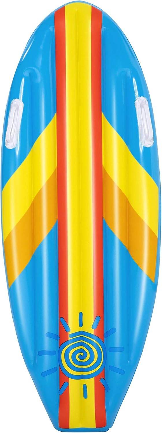 Bestway 42046 - Kinder-Surfboard Stars and Flowers - 114 x 46 cm - Blau