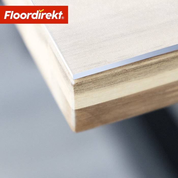 FLOORDIREKT Tischfolie Neo Milky - Halbtransparente Tischschutzfolie mit geradem Schnitt - 100 x 70 cm