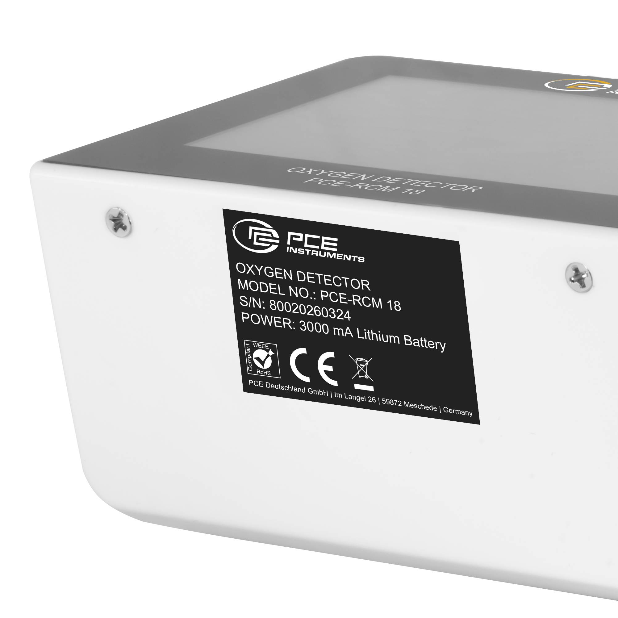 PCE Instruments CO2 Messgerät PCE-RCM 18 |CO2 0 … 30 % |Feuchte realtaiv 0 … 100% |Temperatur -9 … 55 °C | Datenlogger