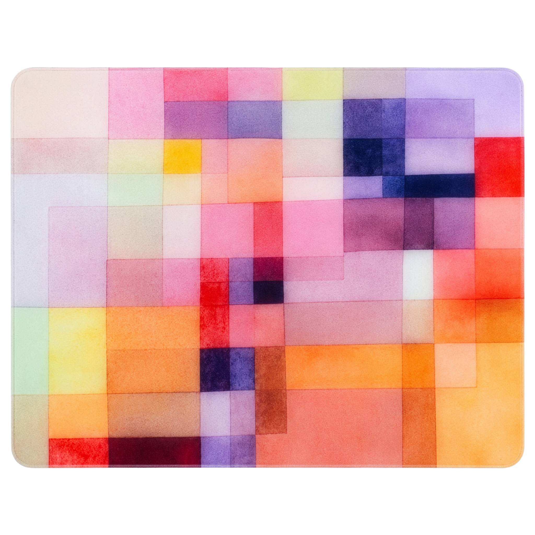 FLOORDIREKT Design Bodenschutzmatte Prisma - Strapazierfähige Bürostuhlunterlage aus Spezial PVC - 80 x 118 cm