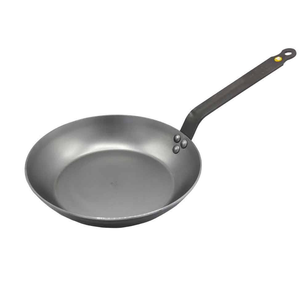 DeBuyer 5610.26 Bratpfanne, Eisenstahl silber 26cm