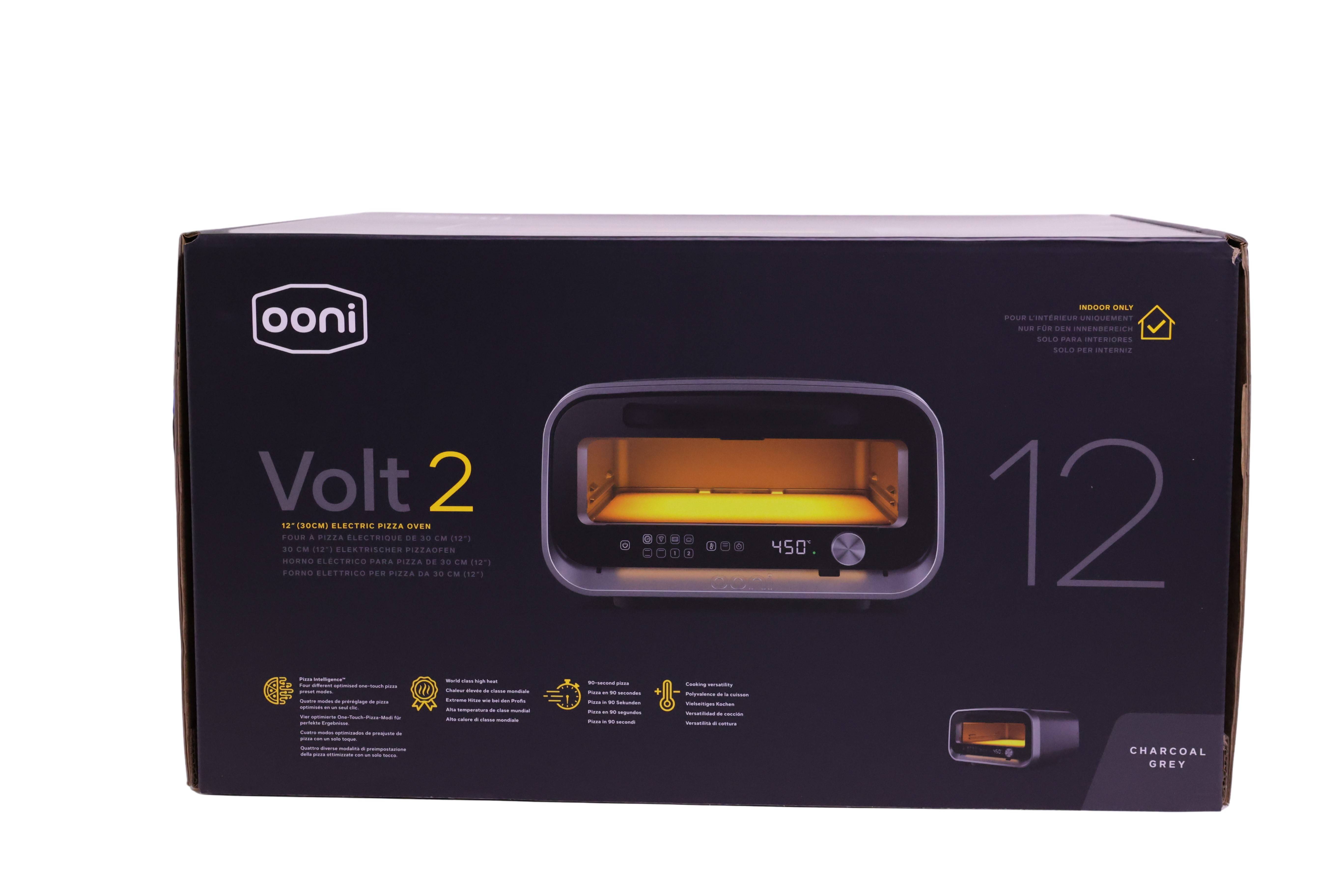 Ooni Volt 2 Elektrischer Pizzaofen grau/schwarz