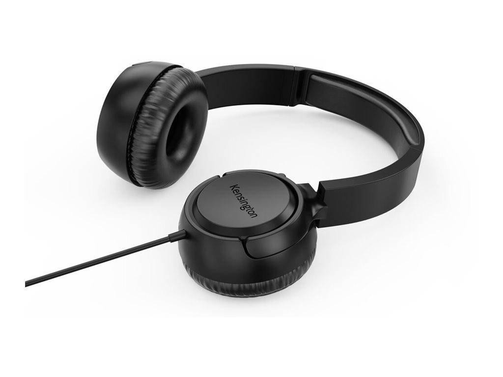 Kensington H950 EQ USB‑C/USB‑A kabelgebundenes On‑Ear‑Headset, Kabelgebunden, Anrufe/Musik, Kopfhörer, Schwarz