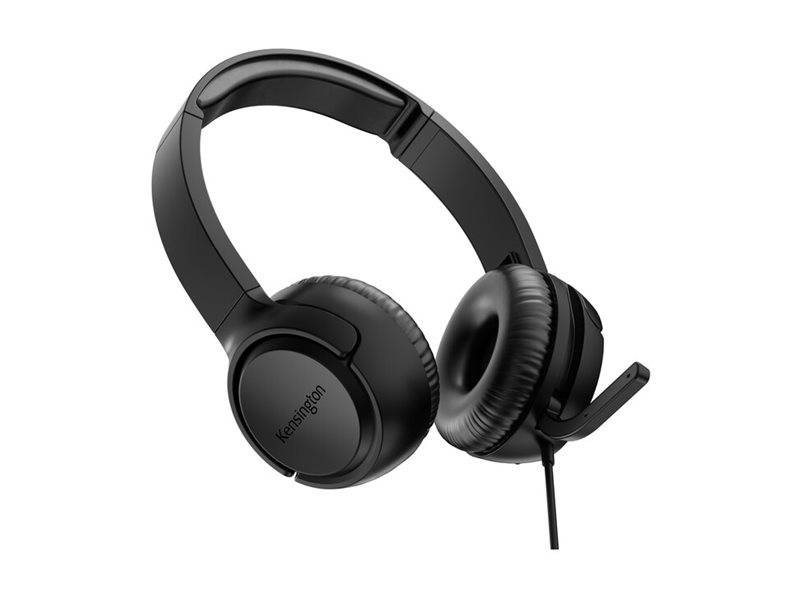 Kensington H950 EQ USB‑C/USB‑A kabelgebundenes On‑Ear‑Headset, Kabelgebunden, Anrufe/Musik, Kopfhörer, Schwarz