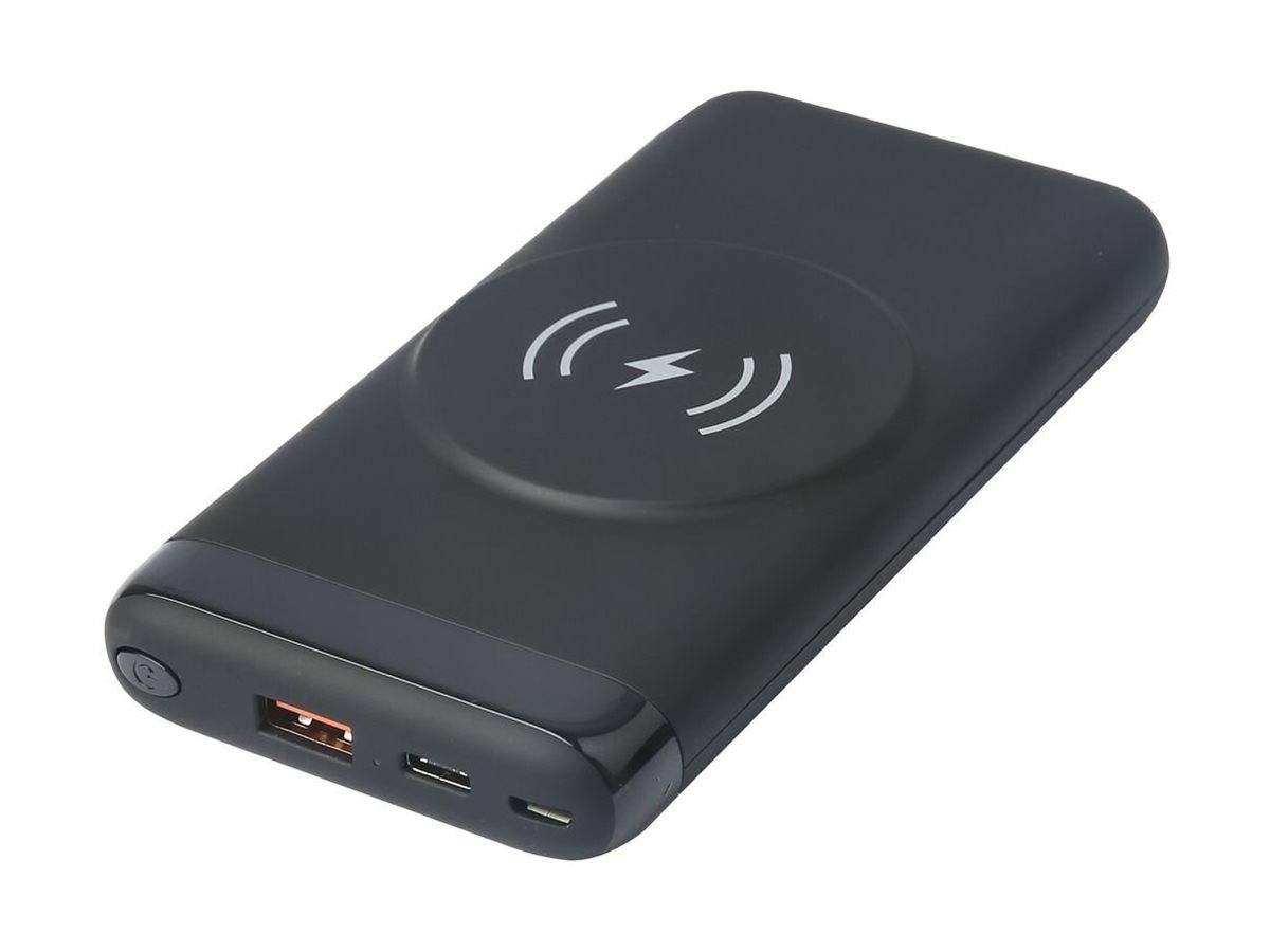 eSTUFF INFINITE - Induktive Power Bank - magnetisches Laden - Li-Pol - 10000 mAh - 37 Wh - 20 Watt - 3 A - PD, QC 3.0 -