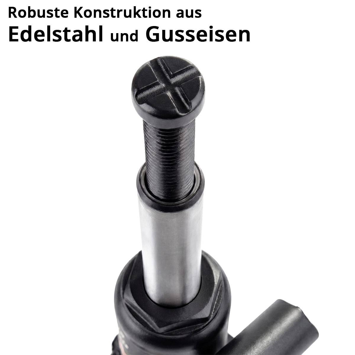 STAHLWERK Hydraulikheber 2 T 158 - 308 mm Stempelwagenheber Autoheber Wagenheber