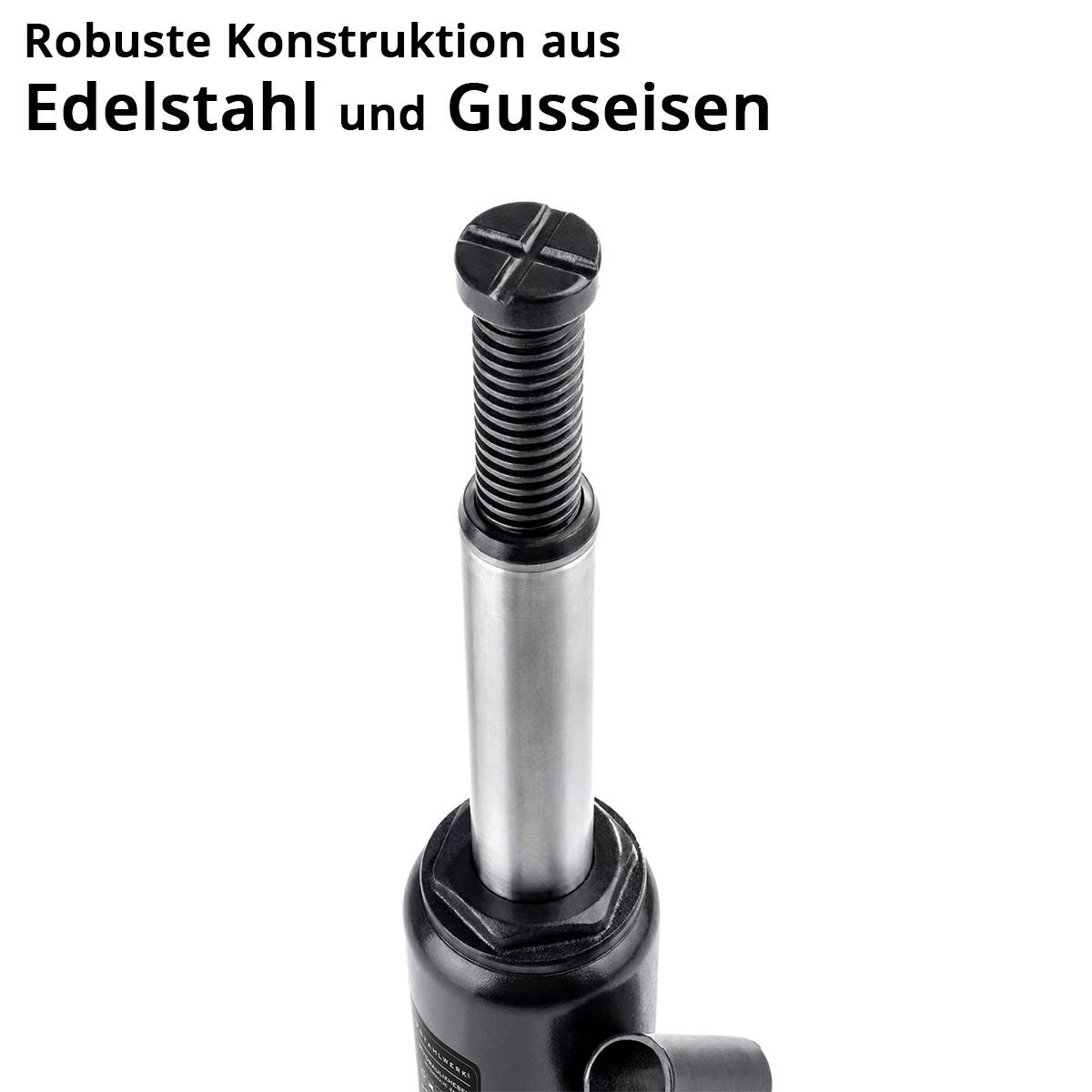 STAHLWERK Hydraulikheber 6 t 200 - 405 mm Stempelwagenheber Autoheber Wagenheber
