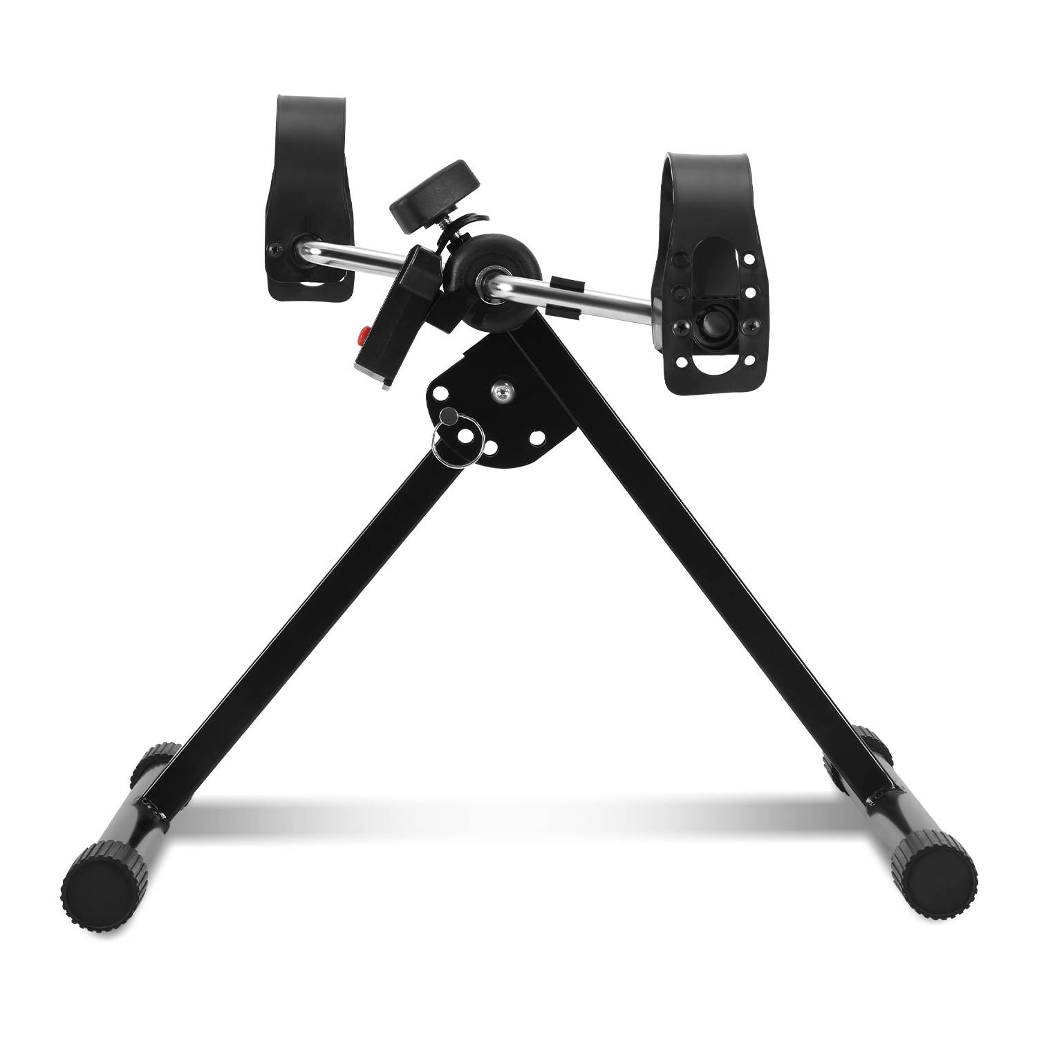 Mini-Heimtrainer Pedaltrainer Klappbar mit LCD Display, Fitness Fahrrad für Arme und Beine, Armtrainer Beintrainer für Zuhause und Büro