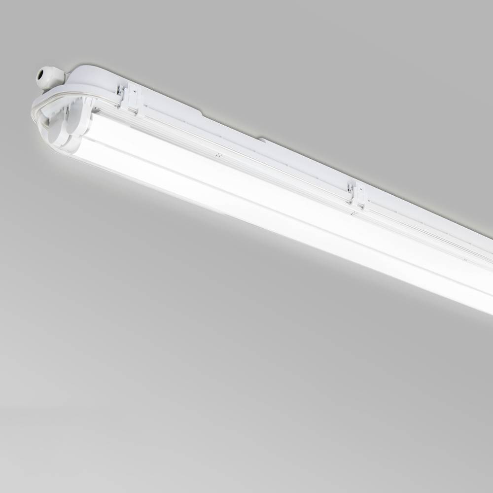 LED Feuchtraumleuchte 2-flammig IP65 24W 150 cm T8 G13, Kaltweiß 6500K, für Keller Garage Werkstatt