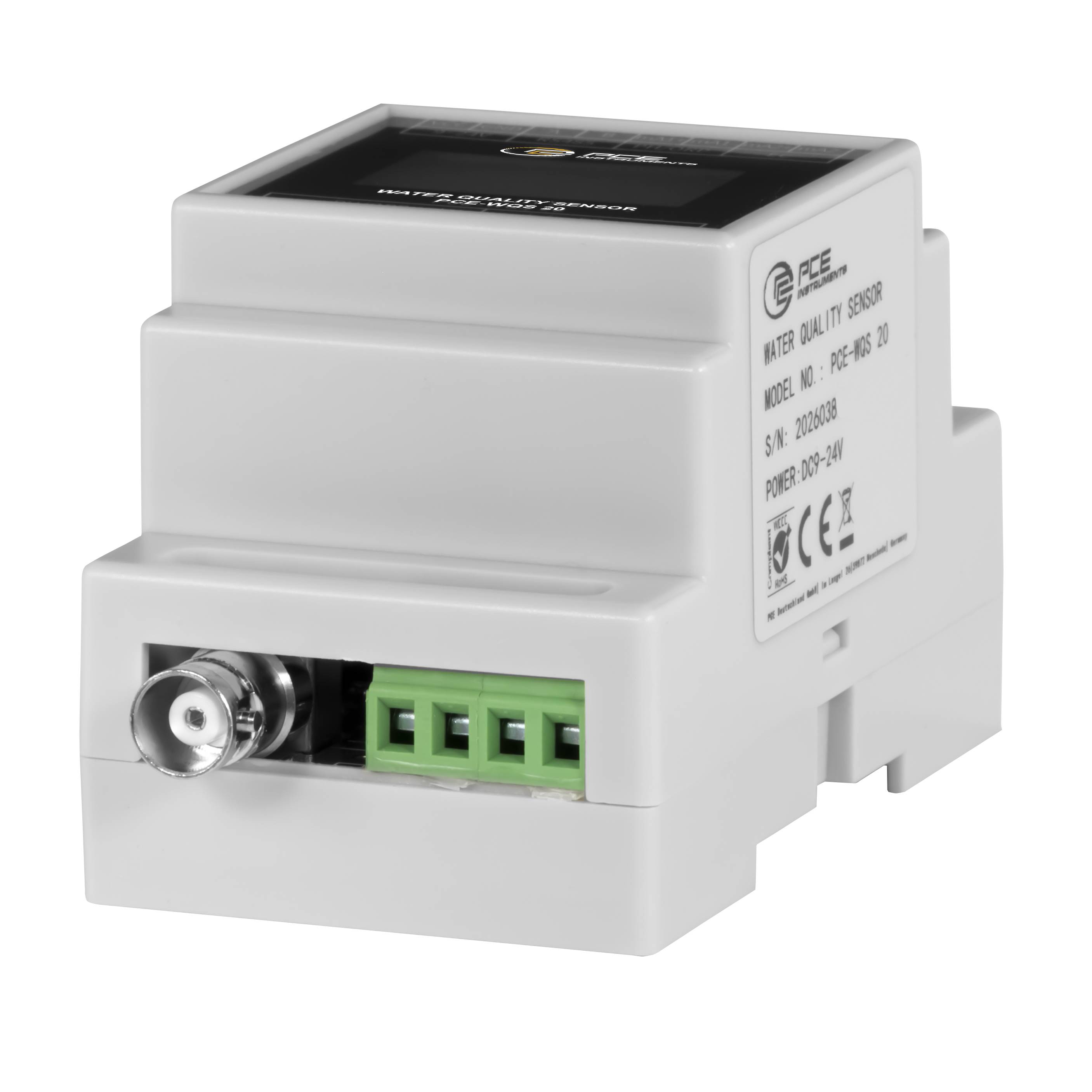 PCE Instruments Wasserqualitätssensor PCE-WQS 20 |Leitfähigkeit 0 … 5000 µS/cm |pH 0 ... 14 |Robuste Elektroden
