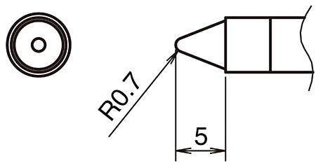 Aktiv-Lötspitze Format 0.7B