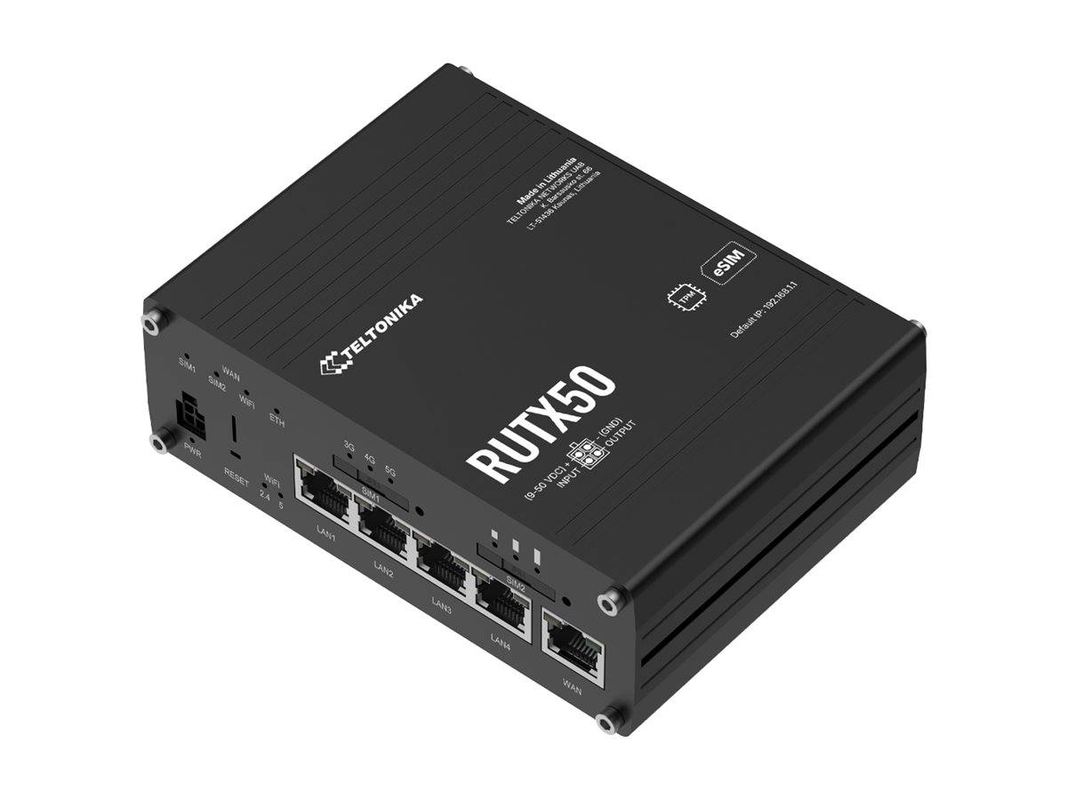 TELTONIKA RUTX50 5G/4G/LTE Industrie Router