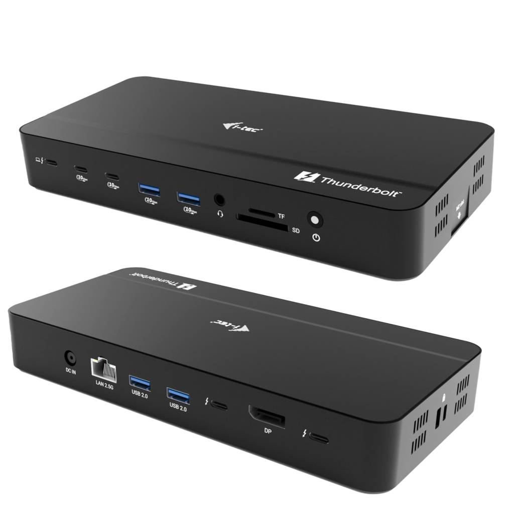 i-tec Thunderbolt 5 DOCK 3X LCD M.2 slot