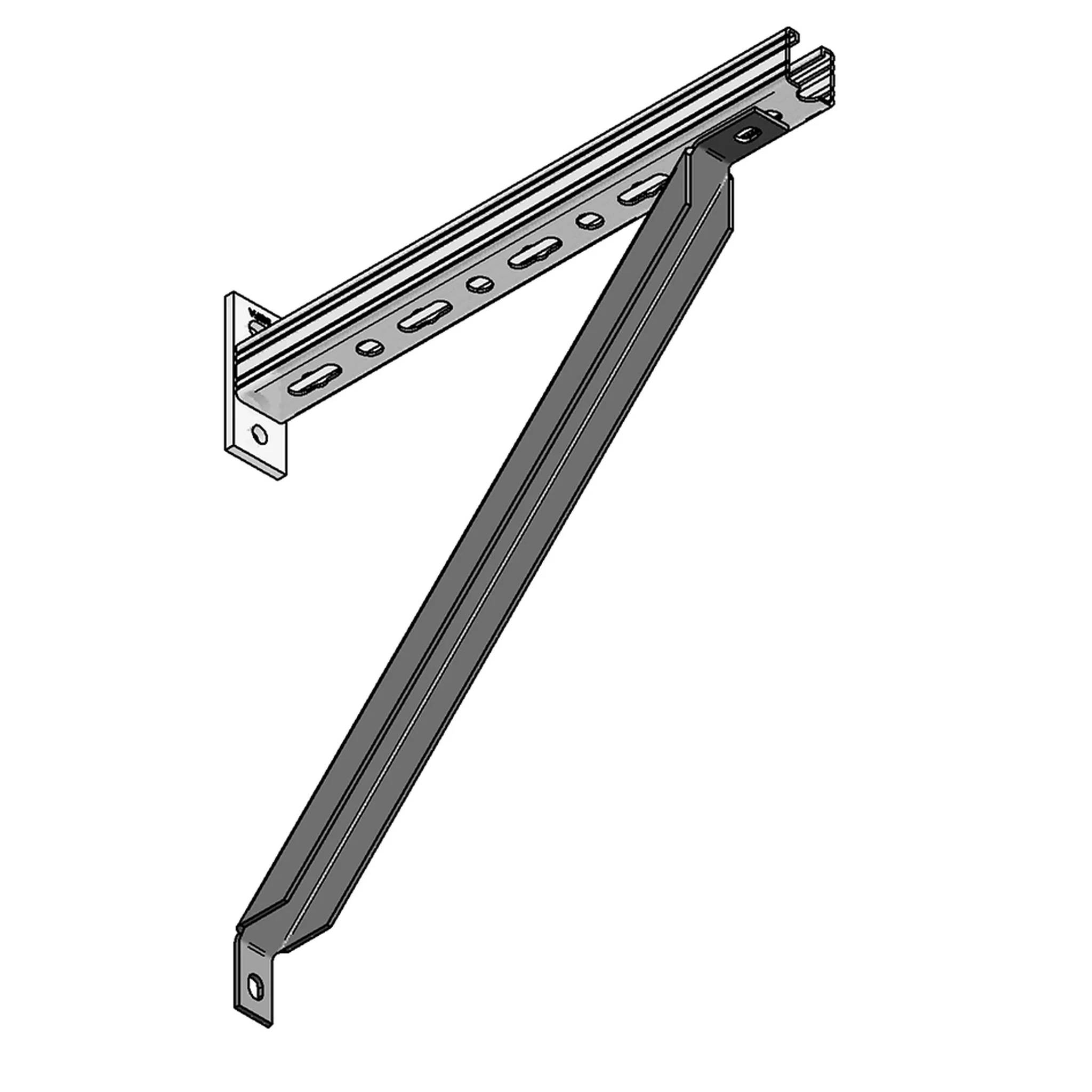 MEFA Strebe 45, L= 616mm, für Konsole 45, 1 Stk.