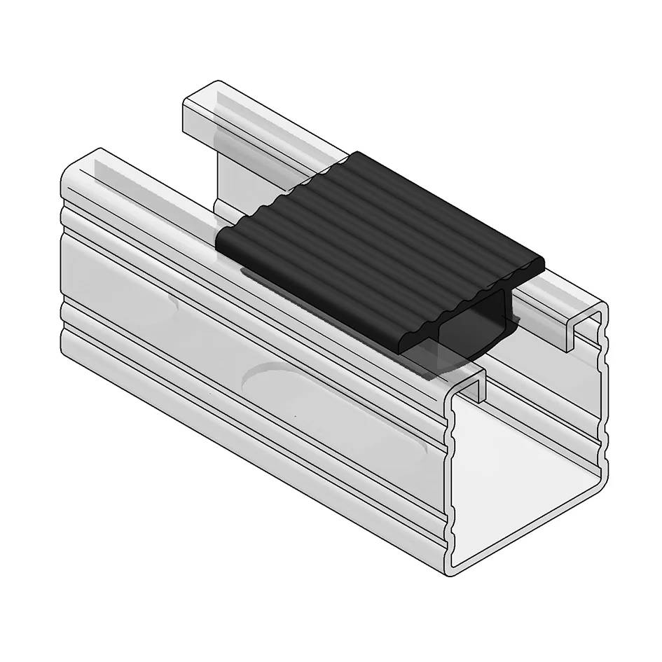 MEFA Kanalschienengummi, C-Profil 45, Bund mit 10m, 1 Stk.
