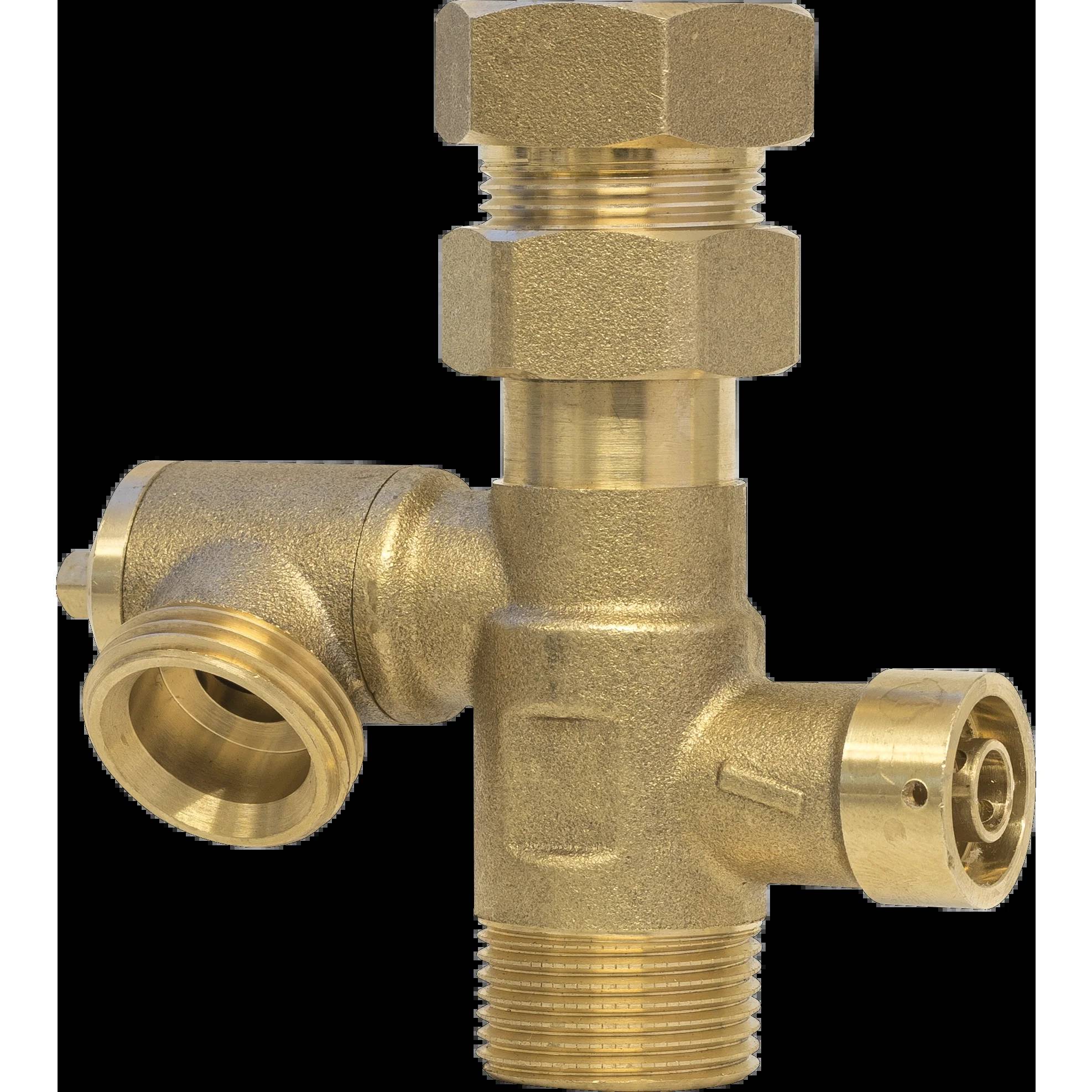 EDER SPIROTECH Wartungseinheit, 3/4" AG/IG, für Ausdehnungsgefäß, Messing, 1 Stk.