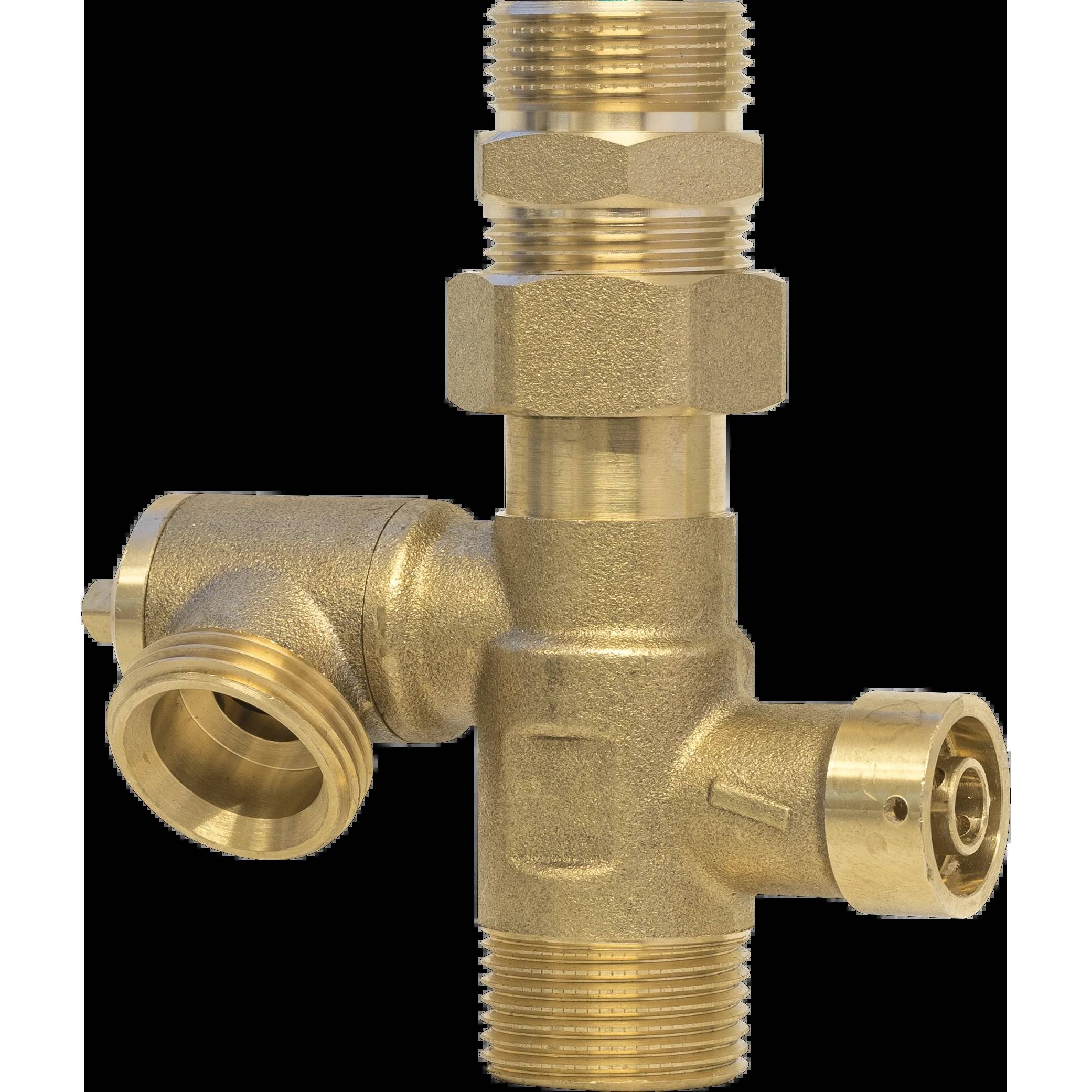 EDER SPIROTECH Wartungseinheit 3/4" AG/AG, für Expansionsgefäß, mit drehb. EH 1/4", 1 Stk.