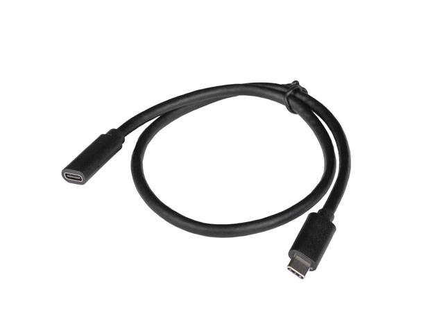 Lanberg CA-USBE-20CC-0005-BK LANBERG USB-C Verlängerungskabel M/F 3.1 0,5m schwarz
