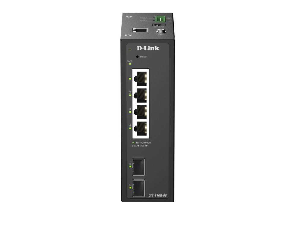 DLink Deutschland 6-Port Gigabit Switch DIS-210G-06