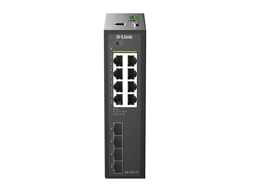 DLink Deutschland 12-Port Gigabit Switch DIS-210G-12P