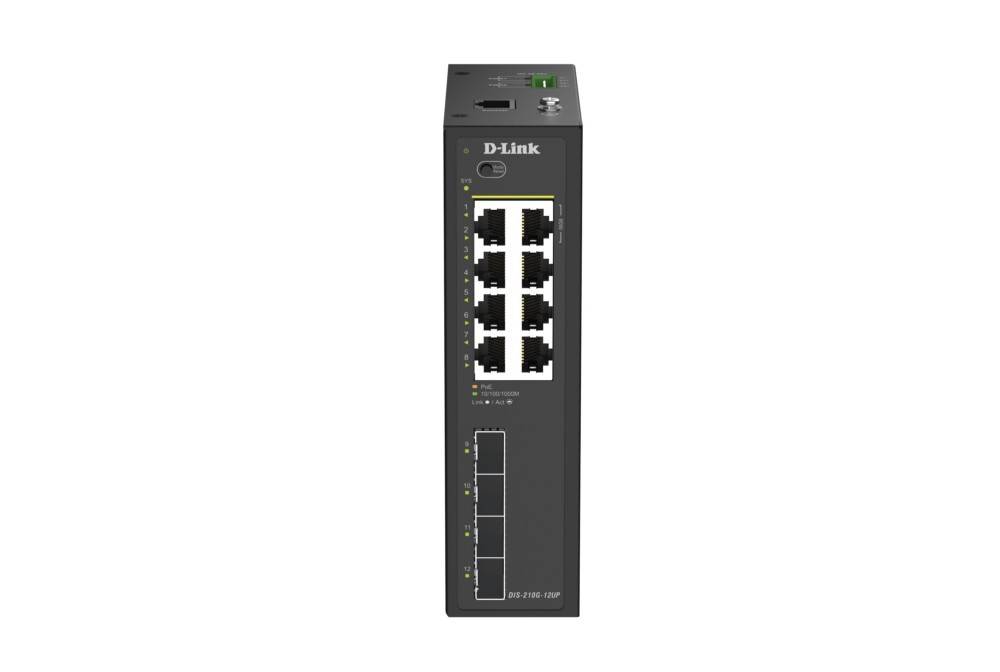 DLink Deutschland 12-Port Gigabit Switch DIS-210G-12UP