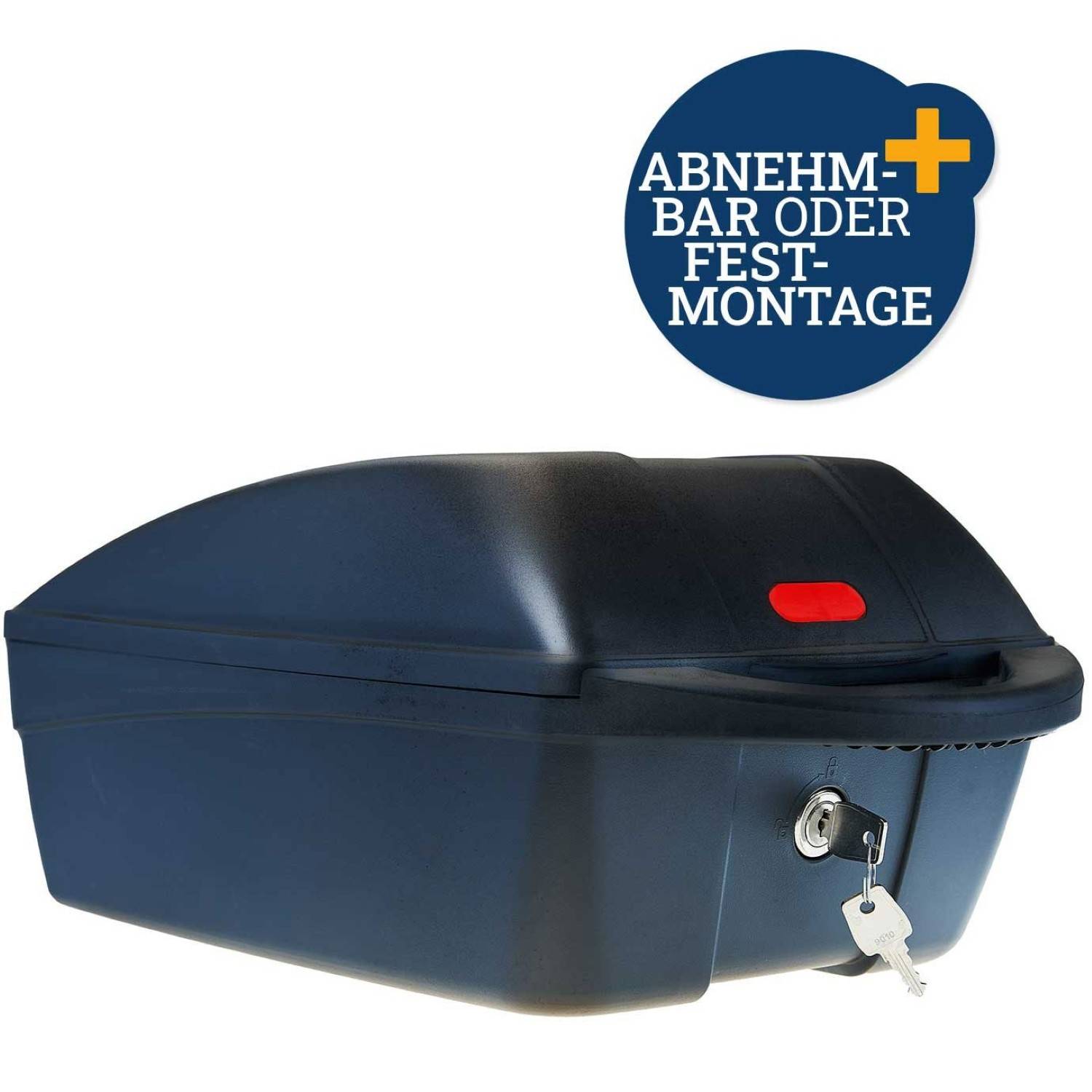 Top-Case Fahrradkoffer Schwarz