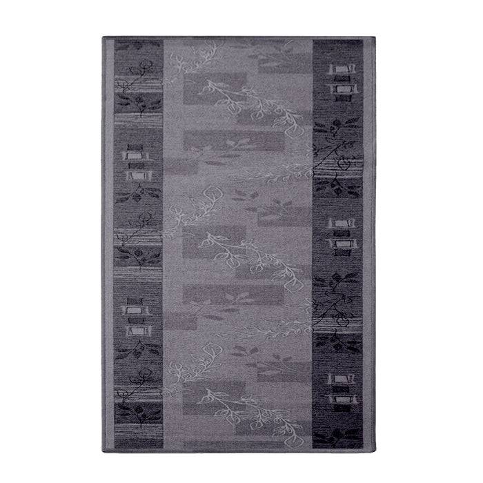FLOORDIREKT Teppichläufer Akzent - Aus strapazierfähigem Polyamid - Grau - 80 x 150 cm