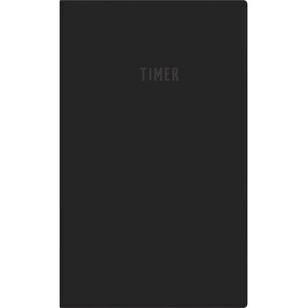 Taschenplaner 501 9x16cm 1 Monat/1 Seite Leporello schwarz 2027