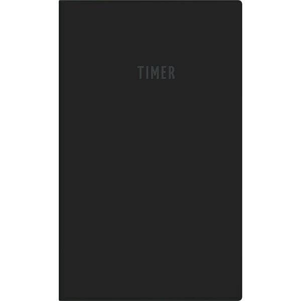 Taschenplaner 520 9,5x16cm 1 Monat/2 Seiten schwarz 2027