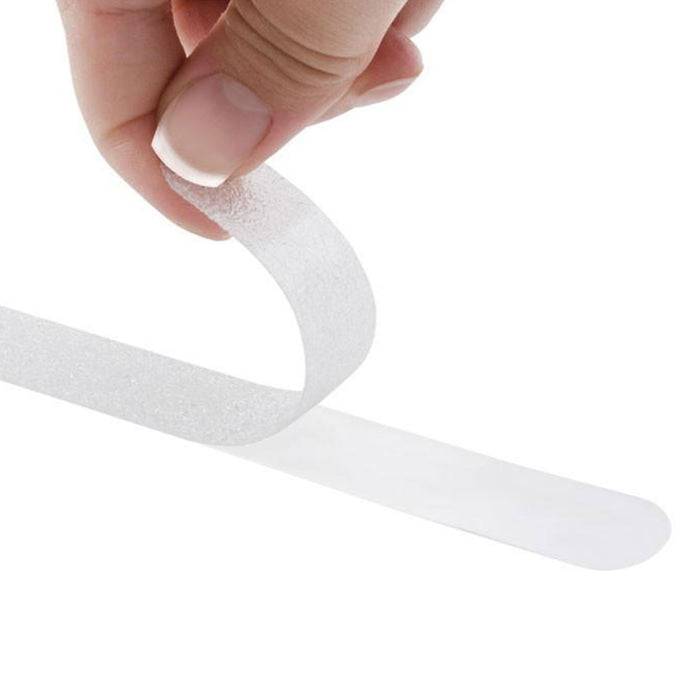 FLOORDIREKT Antirutsch-Streifen - Für Badewanne & Dusche geeignet - Weiß - 100 mm x 18,3 m