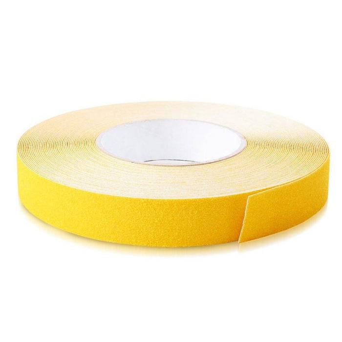 FLOORDIREKT Antirutsch-Streifen - Universal einsetzbar - Gelb - 25 x 18,3 mm - Rollerware
