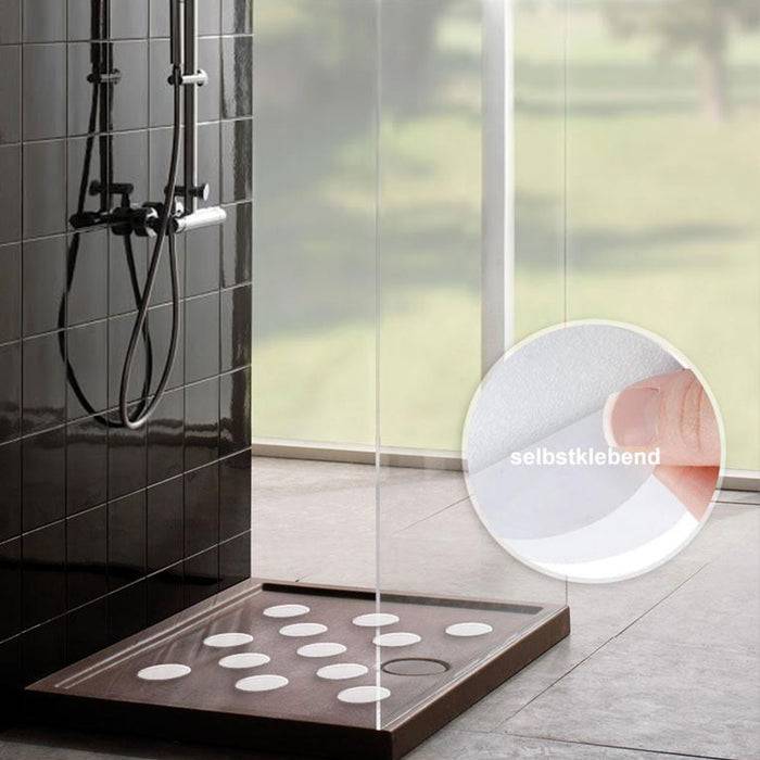 FLOORDIREKT Klebepunkte Nasszonen - Selbstklebend - Weiß - Ø 3 cm - 84 Stk.