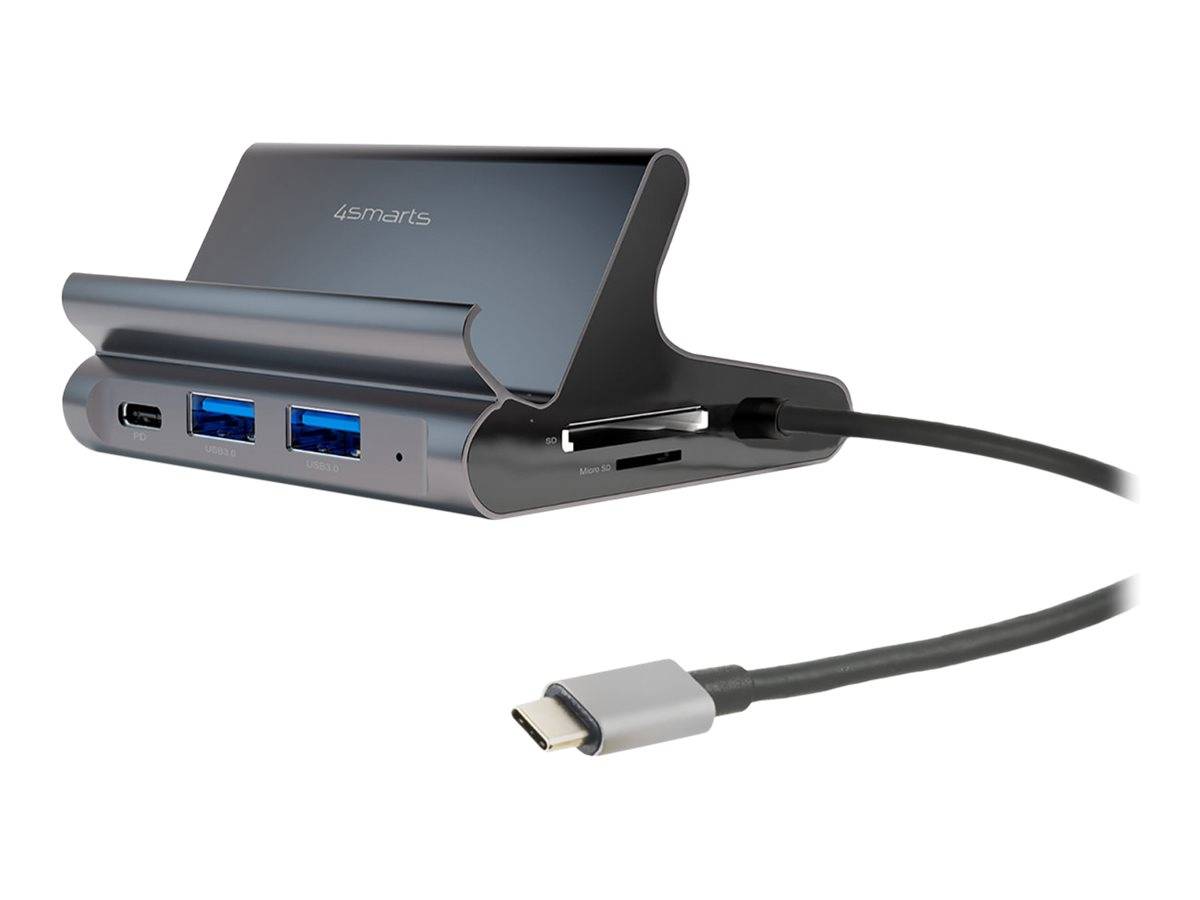 4smarts 7in1 Hub Universal Tablet und Phone Stand plus DeX-Modus grau