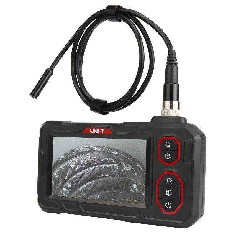 UNI-T UT667-5m Industrie-Endoskop, 5m Sonde, 4,3 Zoll IPS Display, 8mm IP67, 2000mAh, 3,7V