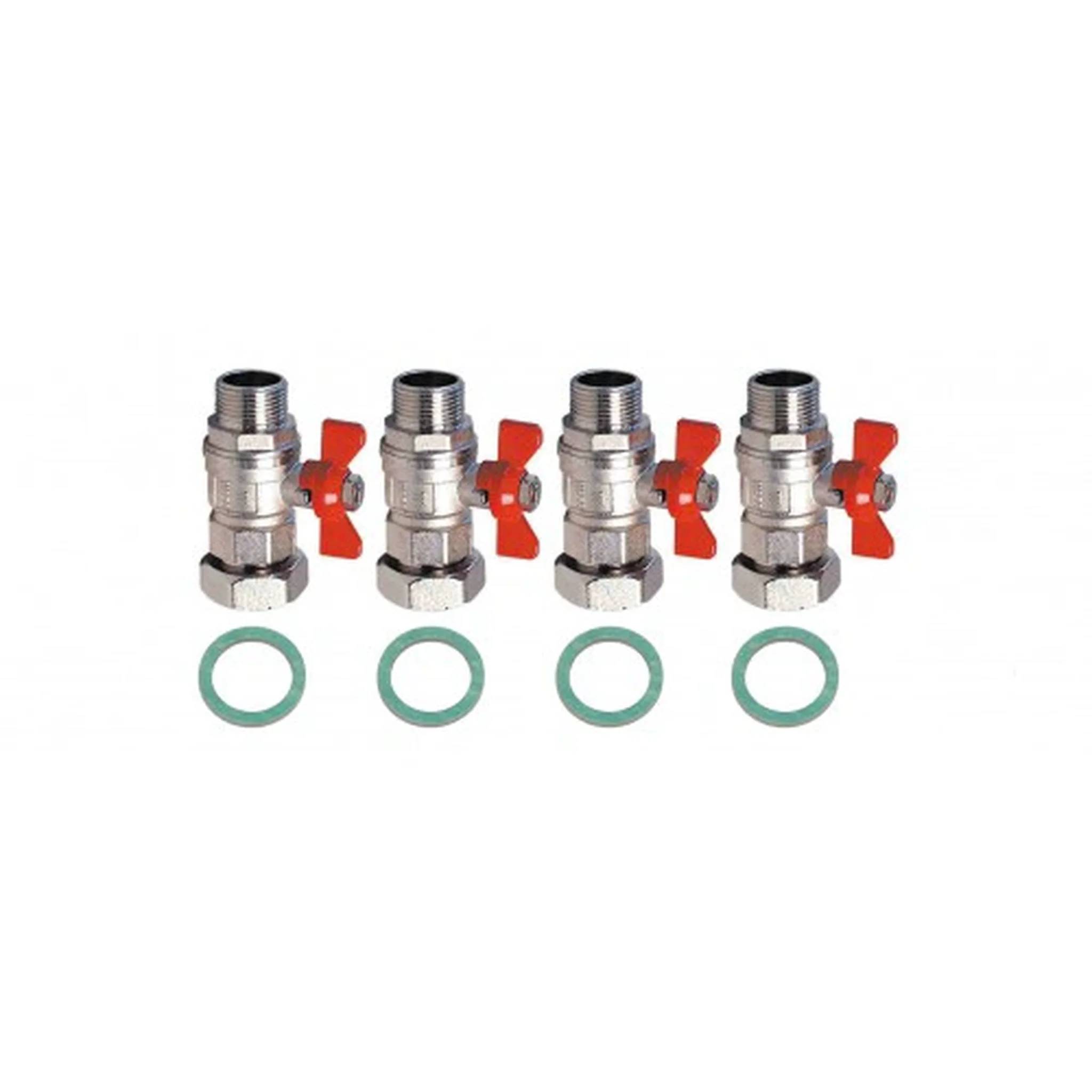 Vaillant Anschluss-Set für VWZ MWT 150, Kugelhahn 1", 4 Stk.