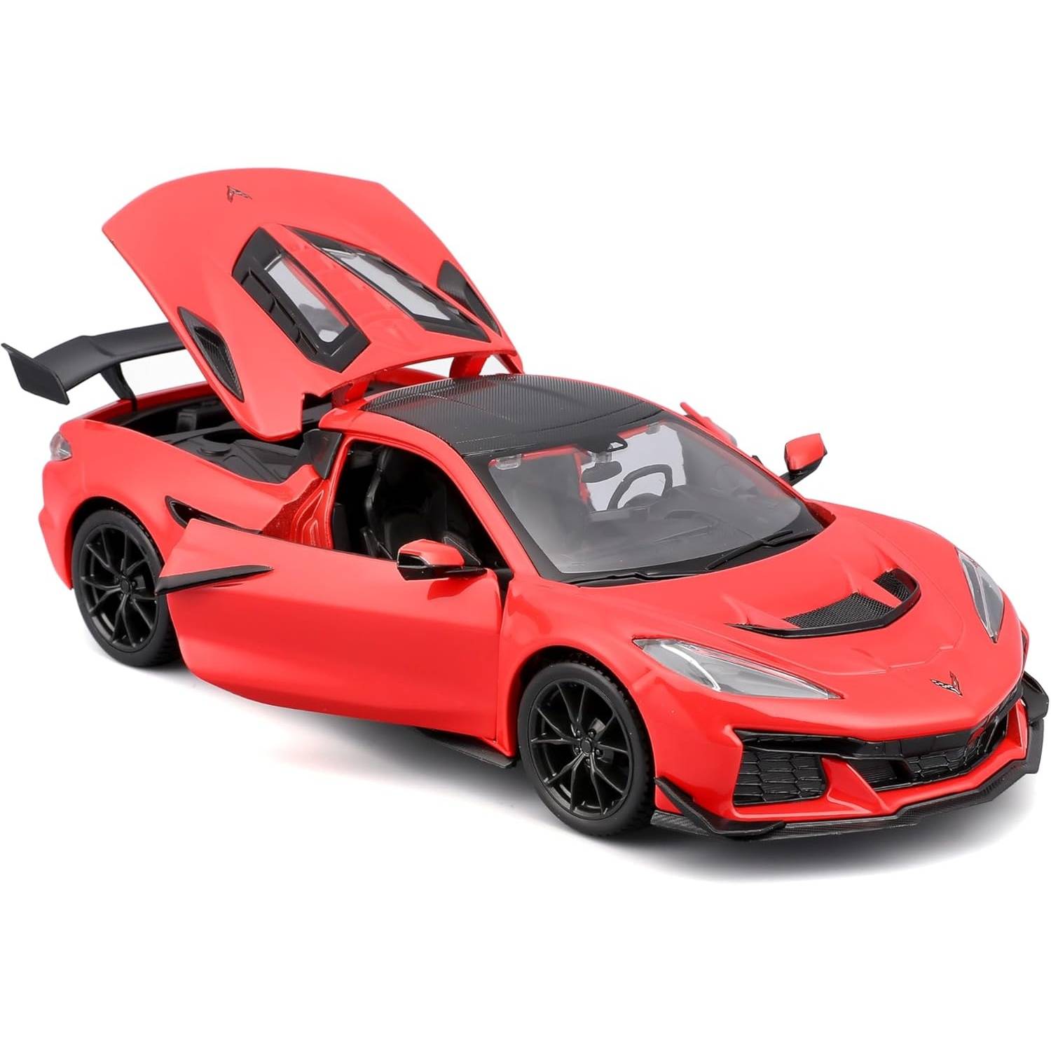 Maisto 1:24 Corvette ZR1 Coupe rot Die Cast Modellauto mit beweglichen Türen für Sammler und Auto-Fans