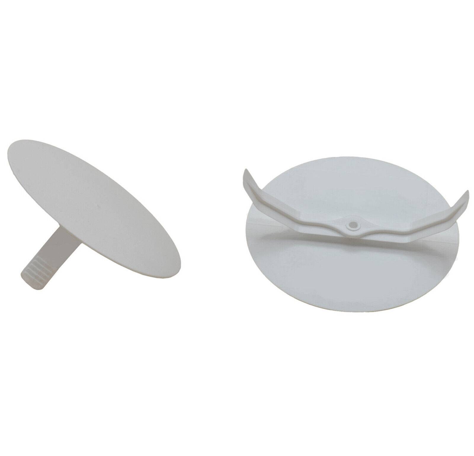 Federdeckel, weiß, rund, Ø 85 mm, für Ø 70 mm Unterputzdosen Klemmdeckel 10 Stück