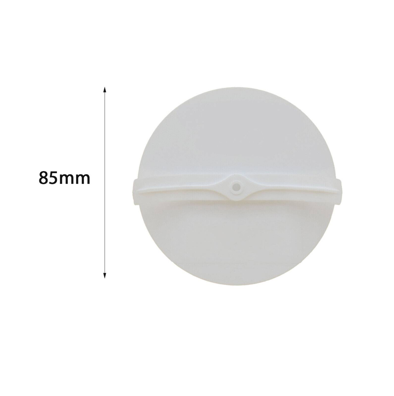 Federdeckel, weiß, rund, Ø 85 mm, für Ø 70 mm Unterputzdosen Klemmdeckel 100 Stück