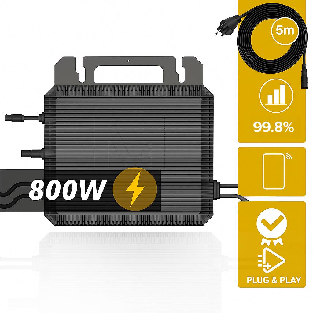 920 / 800 Watt mit MARSTEK Wechselrichter inkl. Anschlusskabel