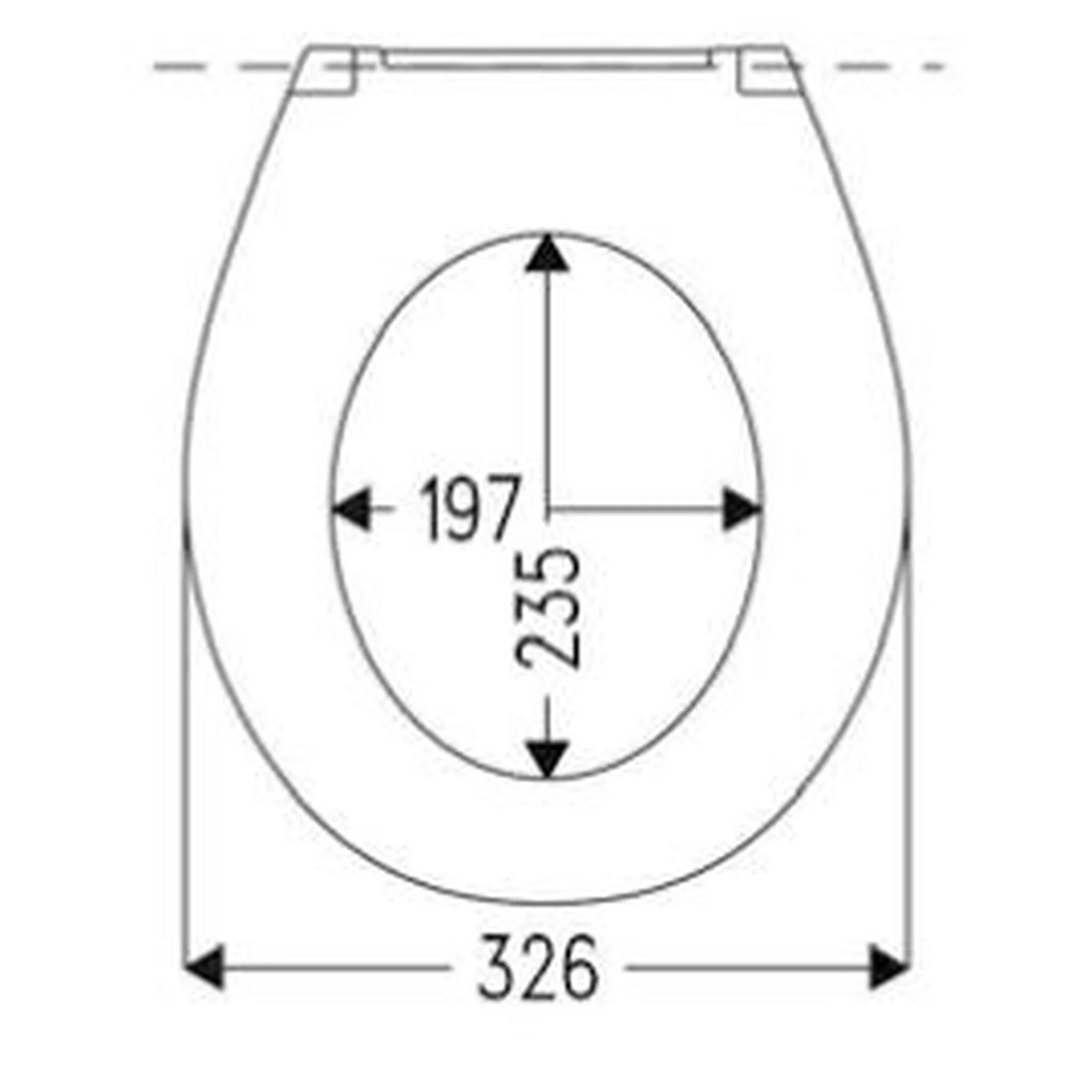 Hamberger Haro Plus 23 Kinder WC-Sitz mit Fastfix Metallscharnier weiss, 1 Stk.
