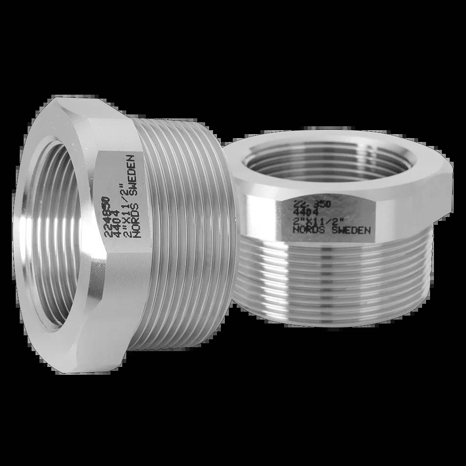 Nords Buchse R-211, 1/2" x 1/4", Wkst. 1.4404 / 316L, 1 Stk.