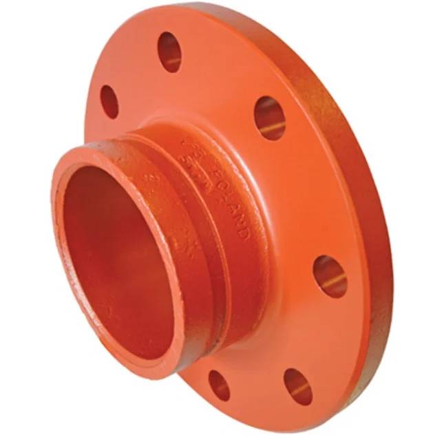 VICTAULIC Flanschnippel 45RE, mit Nut, 168,3mm/6", PN10/16, 70mm, orange, 1 Stk.