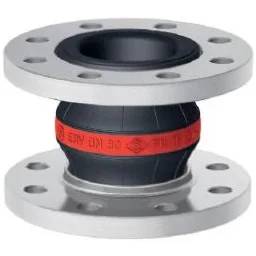 ELAFLEX Gummikompensator, ERV-R, DN100, PN16, Butyl/EPDM, Flansch, rot, 1 Stk.