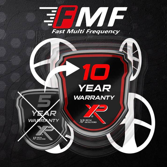 Werbegrafik für FMF Fast Multi Frequency mit einem Badge 