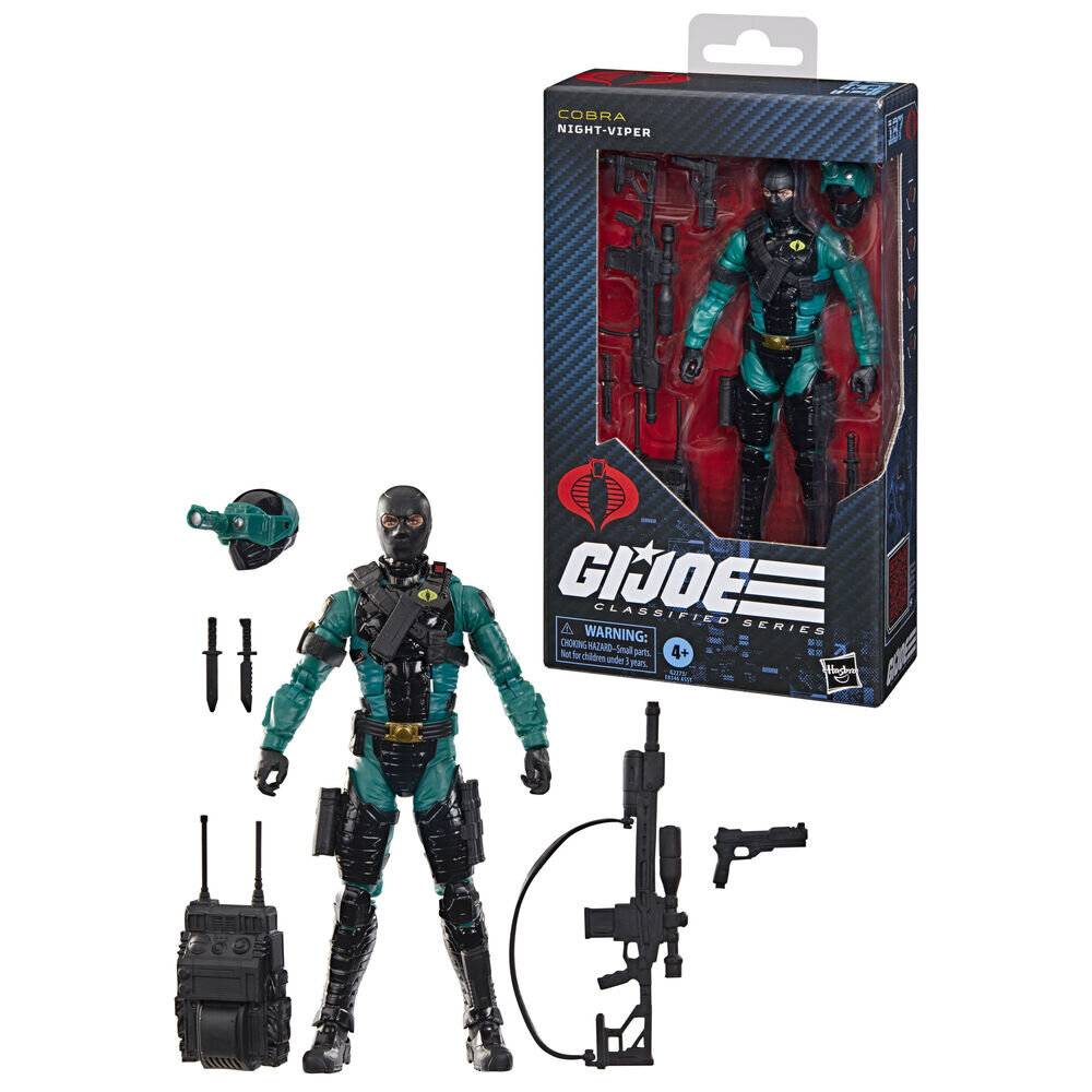 Figur Cobra Night-Viper aus der Serie G.I. Joe Classified Series, 15 cm