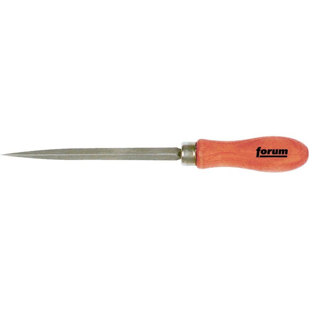 Ziehklingenstahl - mit gewachstem Holzgriff - Klingenlänge 170 mm