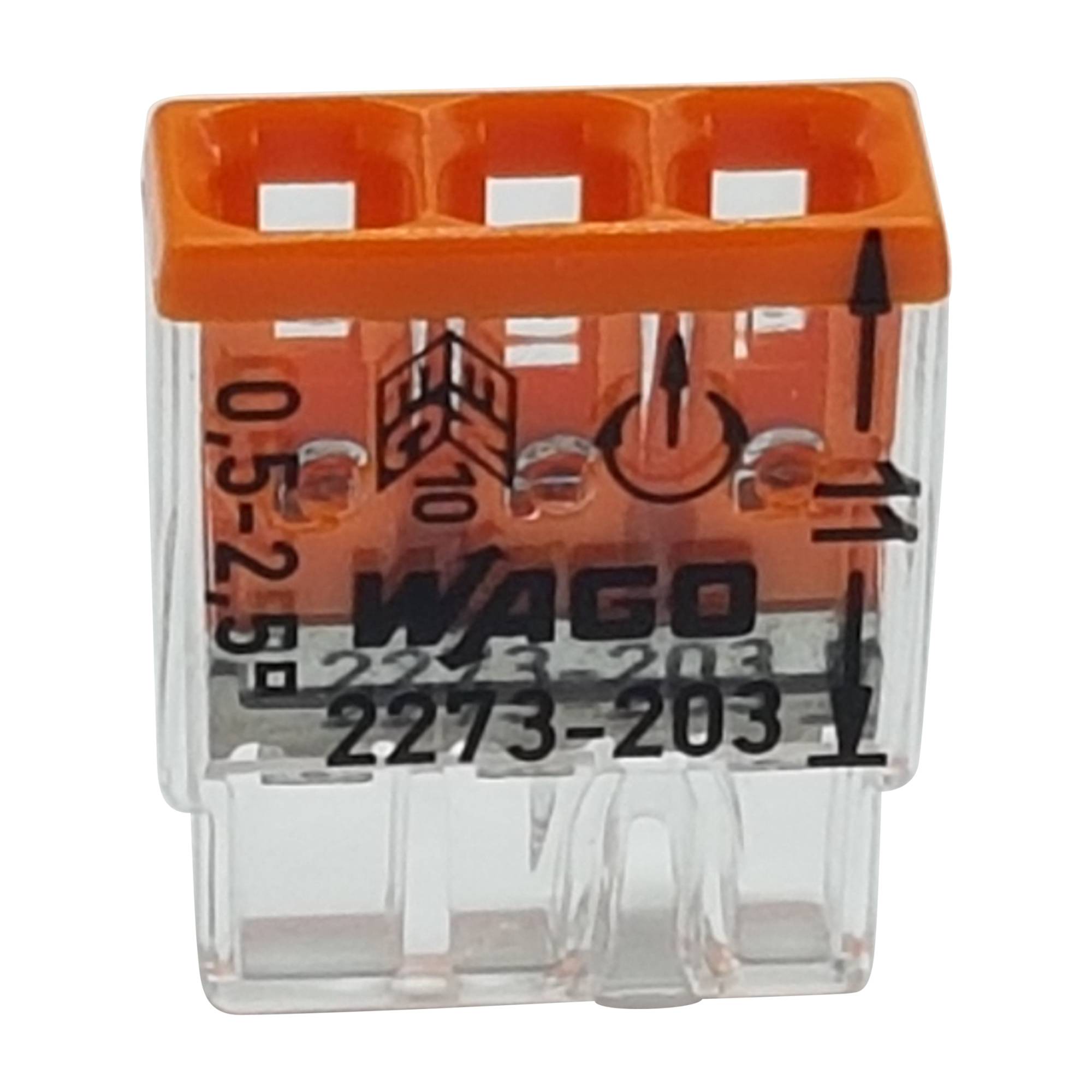 WAGO Klemmen 2273-203 - Steckklemme - Verbindungsklemme - 0,5 - 2,5mm² 10