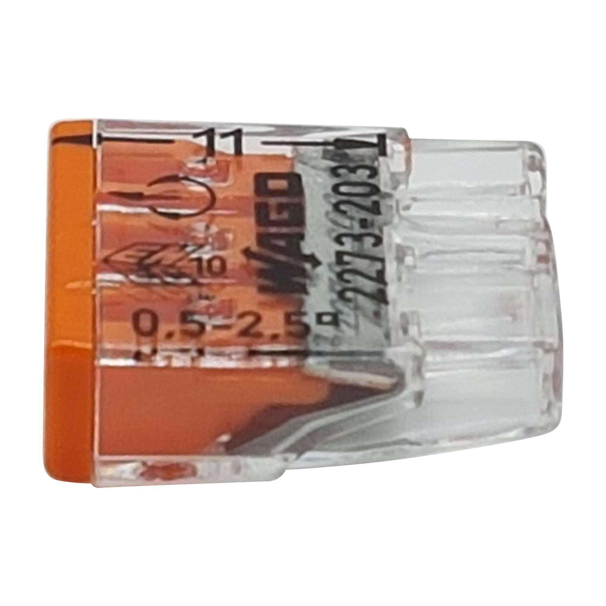 WAGO Klemmen 2273-203 - Steckklemme - Verbindungsklemme - 0,5 - 2,5mm² 10
